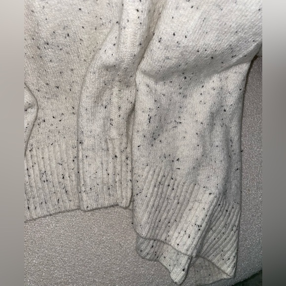 LOFT Speckled Turtleneck Poncho Sweater - Picture 6 of 13